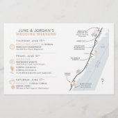 Begrüßungstag Welcome Map Card - für JUNE (Rückseite)