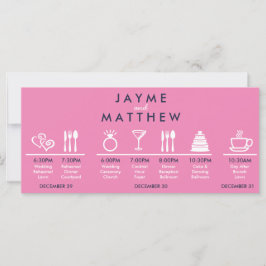 Begrüßungstasche für die Hochzeitsnacht in blau ro