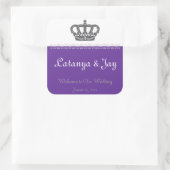 Begrüßungstasche Quadratischer Aufkleber (Tasche)