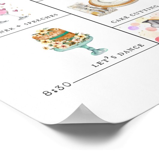 Begrüßungstermin Begrüßung Poster (Ecke)