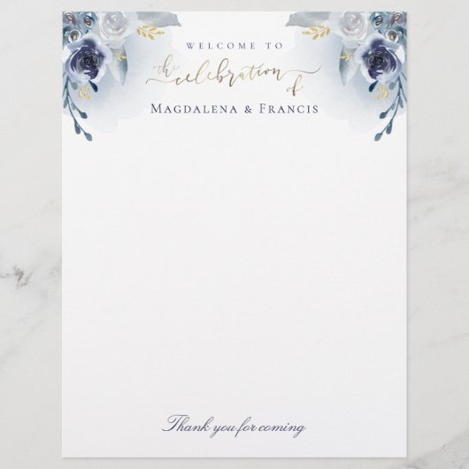 Begrüßungstext (Vorderseite)