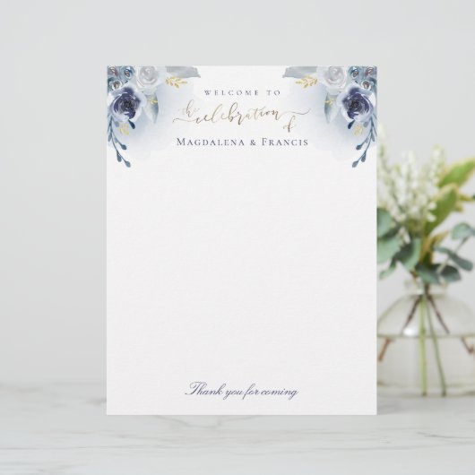 Begrüßungstext (Stehend Vorderseite)