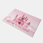 Begrüßungstext Fußmatte (Schrägansicht)