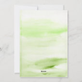 Begrüßungstour Begrüßungsbrief-Wildblumen Feiertagskarte (Rückseite)