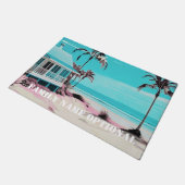 Begrüßungstür Außenteppich personalisieren Fußmatte (Schrägansicht)