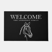 Begrüßungstür für Zuhause oder Scheune Fußmatte (Vorderseite)