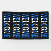 Begrüßungsüberlagerung auf der schottischen Flagge Banner (Horizontal)