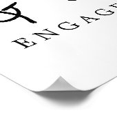 Begrüßungsunterschrift der Holly and Berries Engag Poster (Ecke)