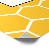 Begrüßungsunterschrift für Biene Birthday Party Poster (Ecke)