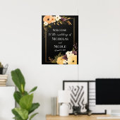 Begrüßungsunterschrift für Blumenzehen Poster (Heimbüro)