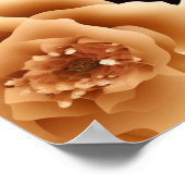 Begrüßungsunterschrift für Blumenzehen Poster (Ecke)