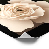 Begrüßungsunterschrift für Blumenzehen Poster (Ecke)