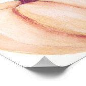 Begrüßungsunterschrift für das Herbst-Brautparty Poster (Ecke)