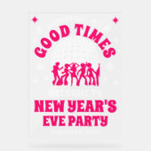 Begrüßungsunterschrift für mattiertes akrylisches  acrylschild (Vorderseite)