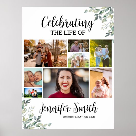 Begrüßungsunterschrift Poster (Vorne)