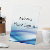 Begrüßungsunterschrift Sockelschild (In SItu)