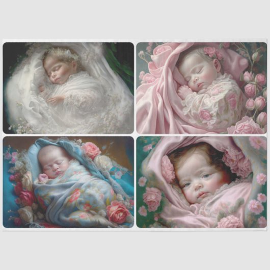 Begrüßungswaschpapier Seidenpapier (Vorderseite)