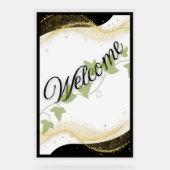 Begrüßungszeichen Acrylschild (Vorderseite)