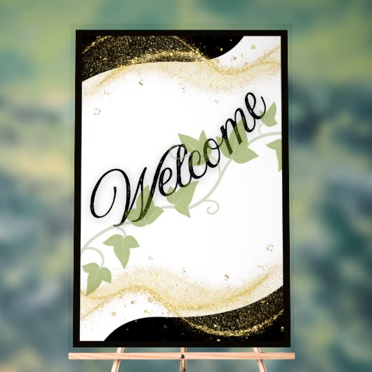 Begrüßungszeichen Acrylschild (Neutral)