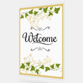 Begrüßungszeichen Acrylschild (Winkel)