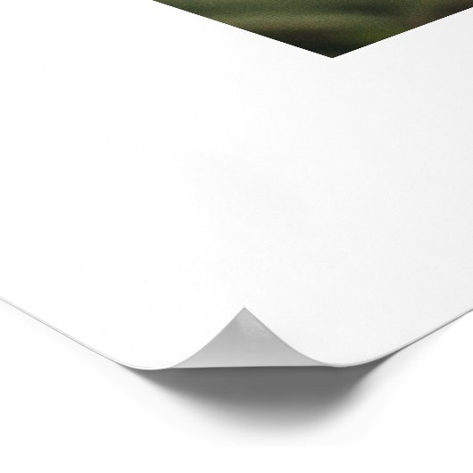 Begrüßungszeichen | Das Leben gibt dir Löwen Poster (Ecke)