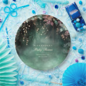 Begrüßungszeichen der bezaubernden Waldarmbabydusc Pappteller (Party)