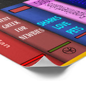 Begrüßungszeichen der Bibliothek Poster (Ecke)