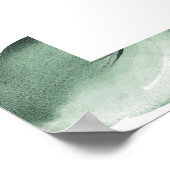 Begrüßungszeichen der Burgunder Rose Poster (Ecke)