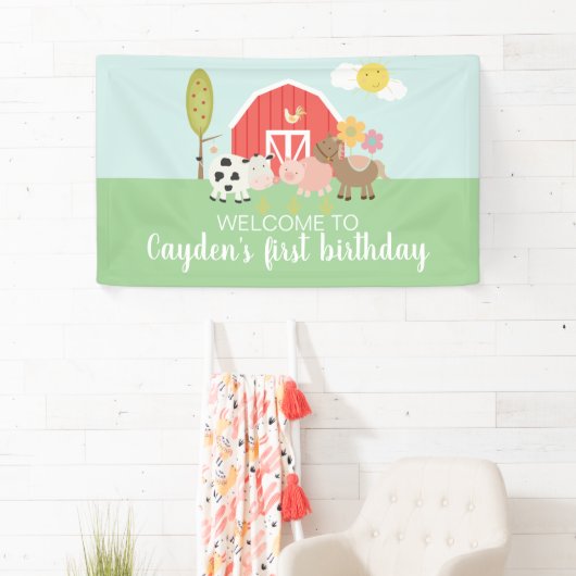 Begrüßungszeichen der Geburtstagsfeier Banner (Insitu)