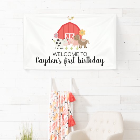 Begrüßungszeichen der Geburtstagsfeier Banner (Insitu)