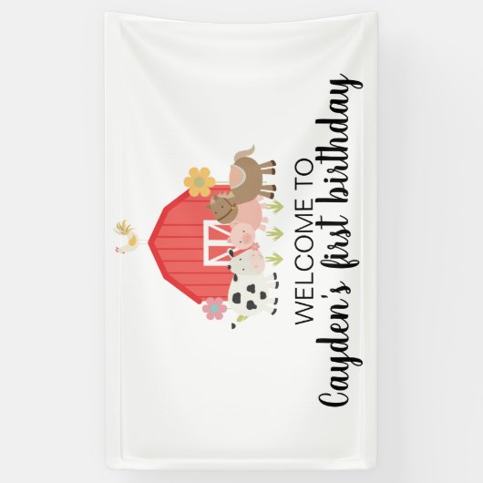 Begrüßungszeichen der Geburtstagsfeier Banner (Vertikal)