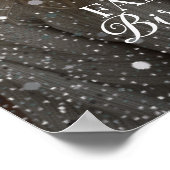 Begrüßungszeichen der Geburtstagsfeier mit Foto Poster (Ecke)