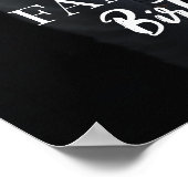 Begrüßungszeichen der Geburtstagsfeier mit Foto Poster (Ecke)