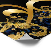 Begrüßungszeichen der Geburtstagspartei Poster (Ecke)