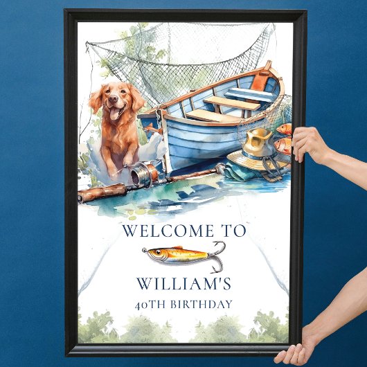 Begrüßungszeichen der Geburtstagspartei Poster