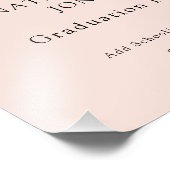 Begrüßungszeichen der geschliffenen Graduierungspa Fotodruck (Ecke)