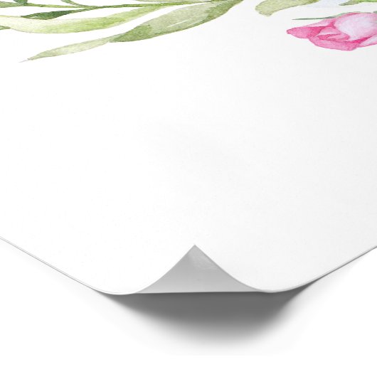 Begrüßungszeichen der Hochzeitsnacht der Marine Bu Poster (Ecke)