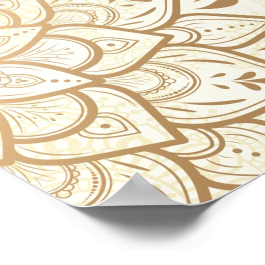 Begrüßungszeichen der indischen Hochzeitsgesellsch Poster (Ecke)