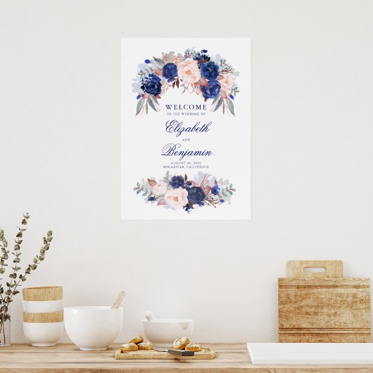 Begrüßungszeichen der Marine Poster (Küche)