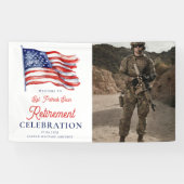 Begrüßungszeichen der modernen amerikanischen Flag Banner (Horizontal)