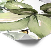 Begrüßungszeichen der niedlichen Grünen-Engagement Poster (Ecke)