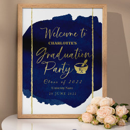 Begrüßungszeichen der Pharmacy School Poster