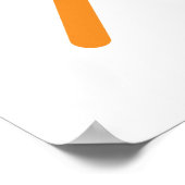 Begrüßungszeichen der Sonnenschein-Babydusche Poster (Ecke)