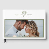 Begrüßungszeichen der tropischen Palmen Gästebuch (Vorderseite)