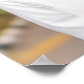 Begrüßungszeichen der Verbindungspartei mit Foto Poster (Ecke)