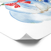 Begrüßungszeichen der Whimsikschen Alice im Wunder Poster (Ecke)