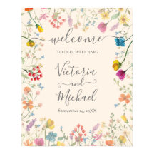 Begrüßungszeichen der zarten Wildblume