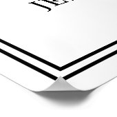 Begrüßungszeichen des Abschlusses der Medizinschul Poster (Ecke)