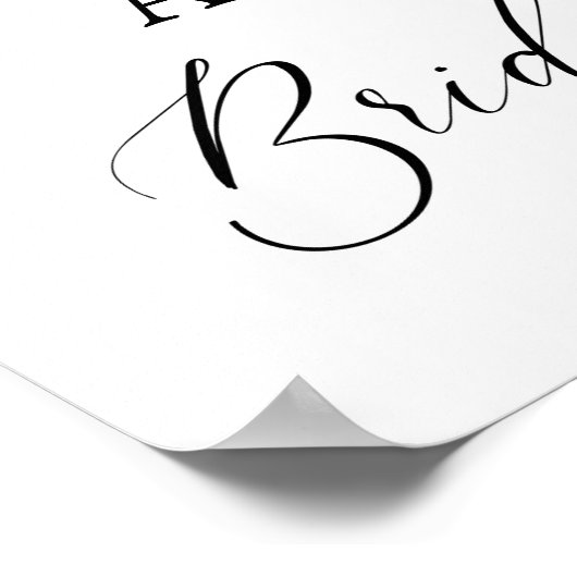 Begrüßungszeichen des Brautparty Boho teepe Poster (Ecke)