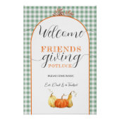 Begrüßungszeichen des Erntedanks, Abendessen der F Poster (Vorderseite)